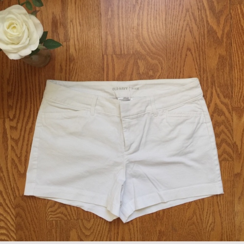 White old navy shorts